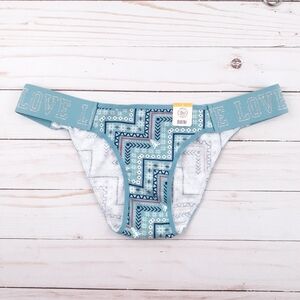 Womens Panties S Bikini Underwear Love Teal 164